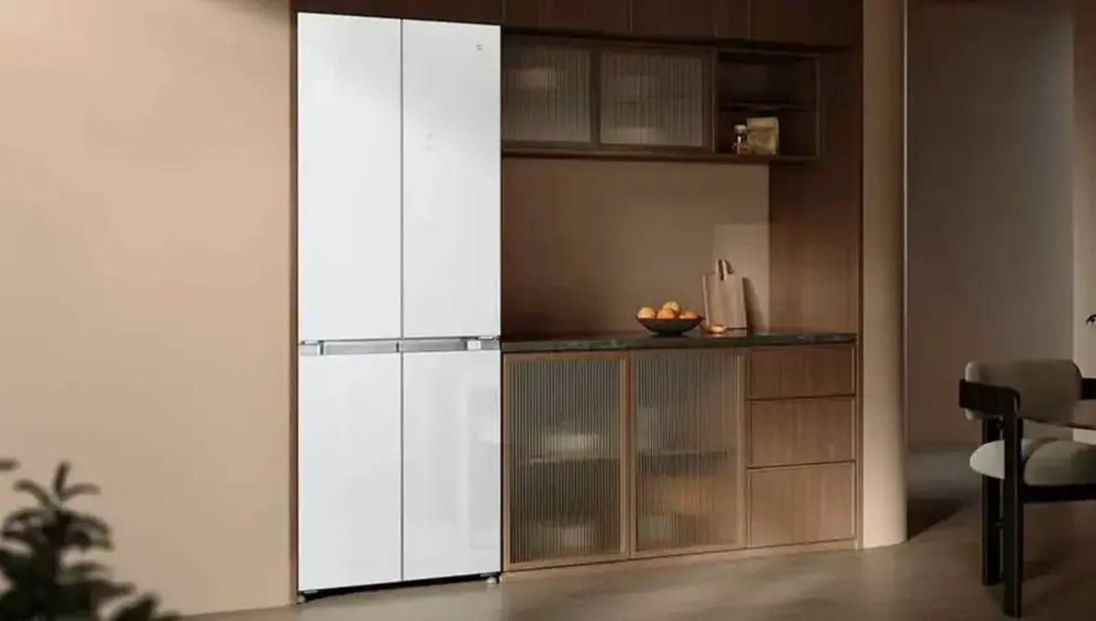 MIJIA Fresh Storage 439L Cross Ice Crystal White Refrigerator