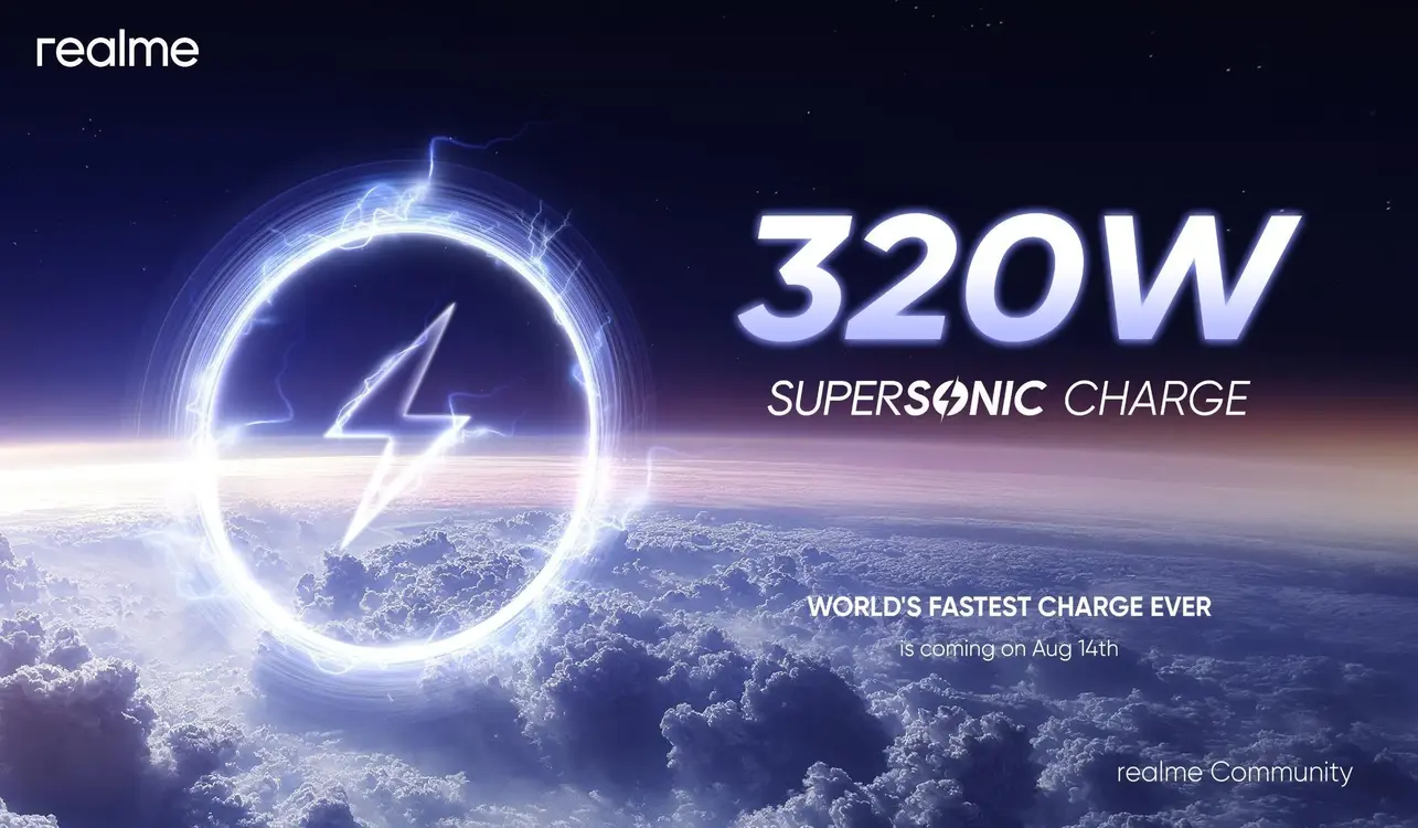 Realme 320W SuperSonic Charge