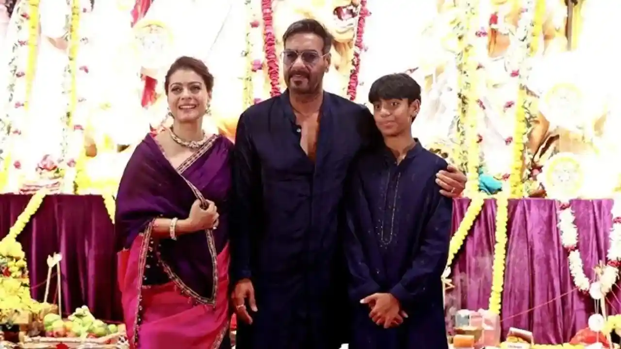 Viral video Of Ajay Devgan 14 year old son